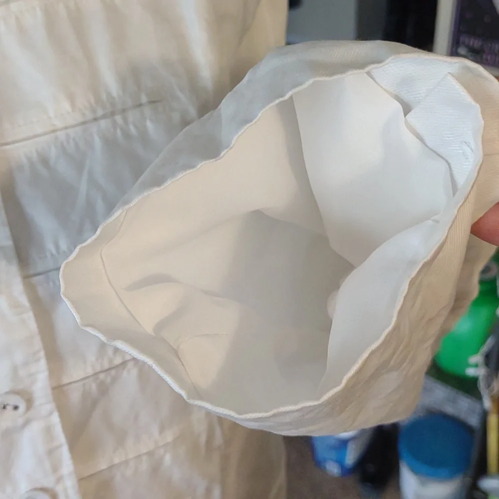 Chico's White Kayte Military Style Lightweight Jacket NWT - Picture 5 of 8